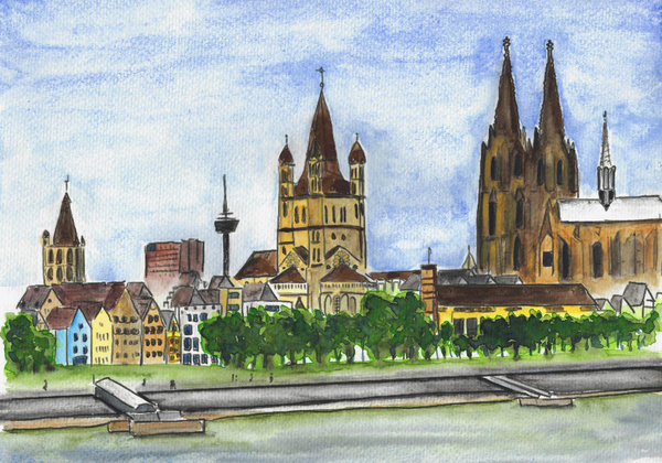 Kölner Dom und St. Martin